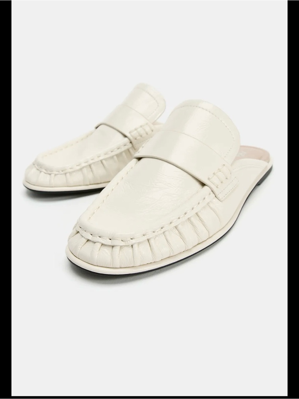 Zara leather mules